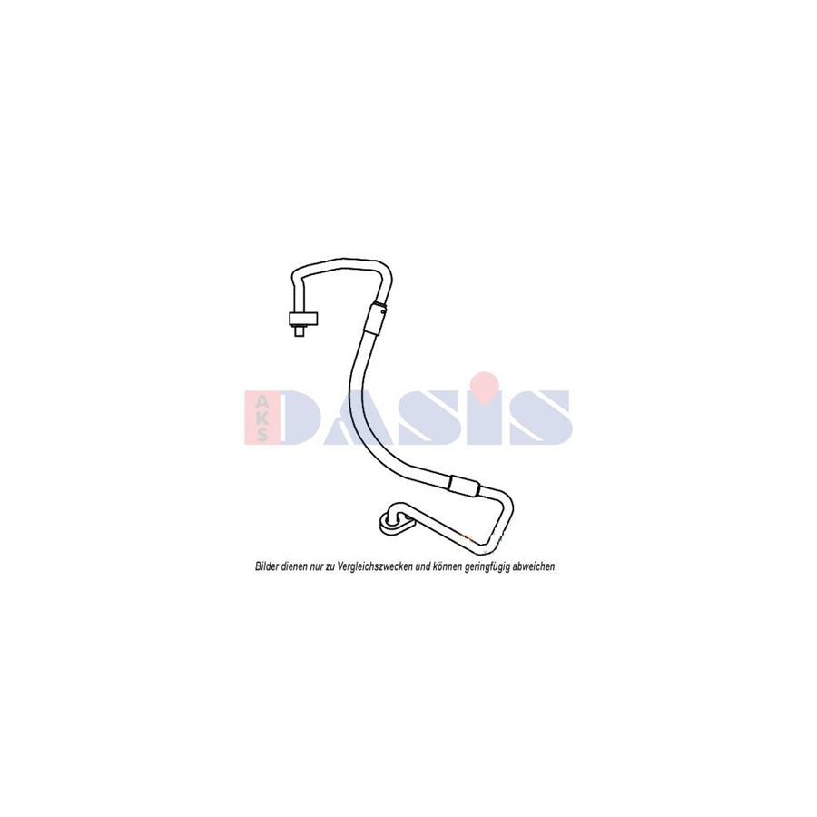 AKS Dasis 885846N High Pressure Line, Air Conditioning for Ford Focus Mk2 Hatchback (Da_, Hcp, Dp)