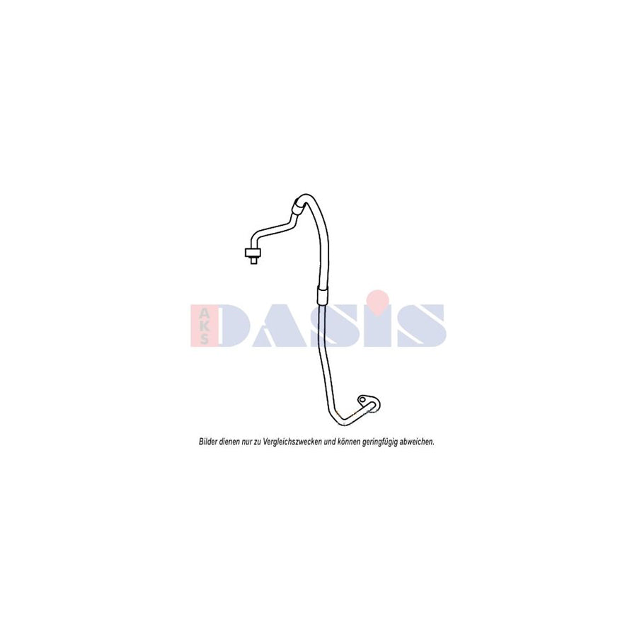 AKS Dasis 885858N High- / Low Pressure Line, Air Conditioning for Ford Focus