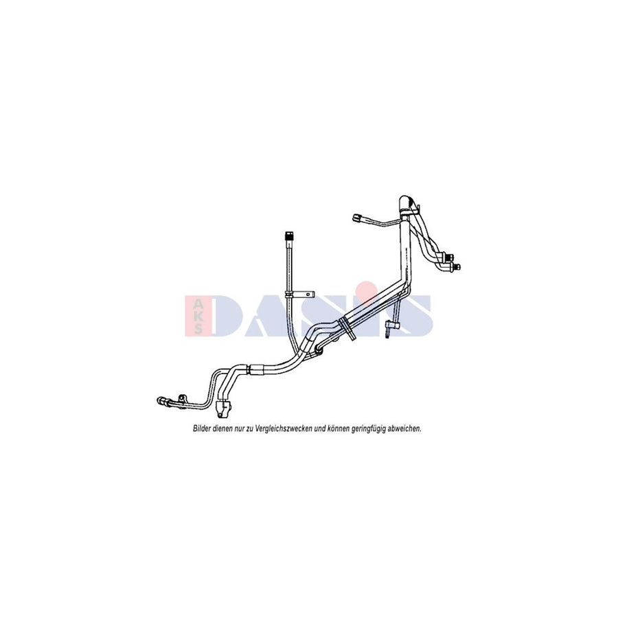 AKS Dasis 885881N High- / Low Pressure Line, Air Conditioning for Ford Transit Mk6 Minibus (V347, V348)
