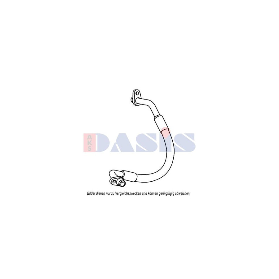 AKS Dasis 885895N High Pressure Line, Air Conditioning