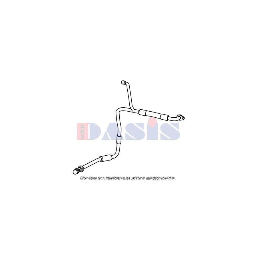 AKS Dasis 885905N High- / Low Pressure Line, Air Conditioning