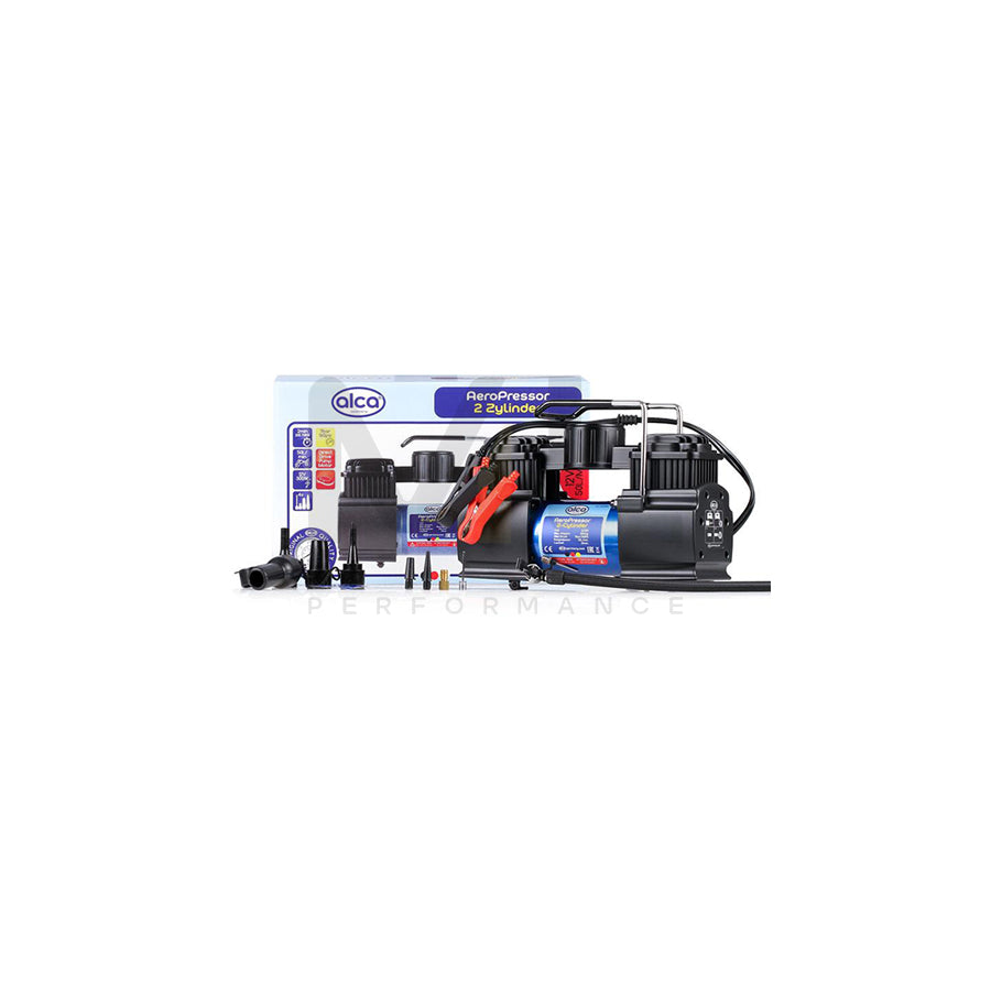 ALCA 227000 Air compressor 12V, 150 psi, 11 bar, cigarette lighter powered portable