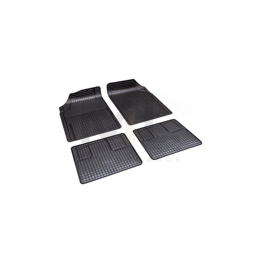 ALCA Universal fit, CarProtect, Universal 732000 Floor mat set Elastomer, Front, Rear, Quantity: 4, Black
