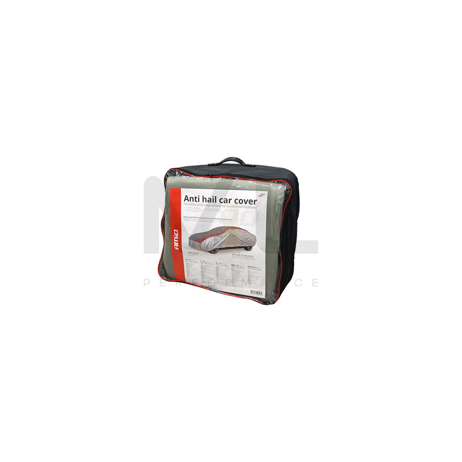 AMiO 02511 Car cover L 180x480 cm, Grey