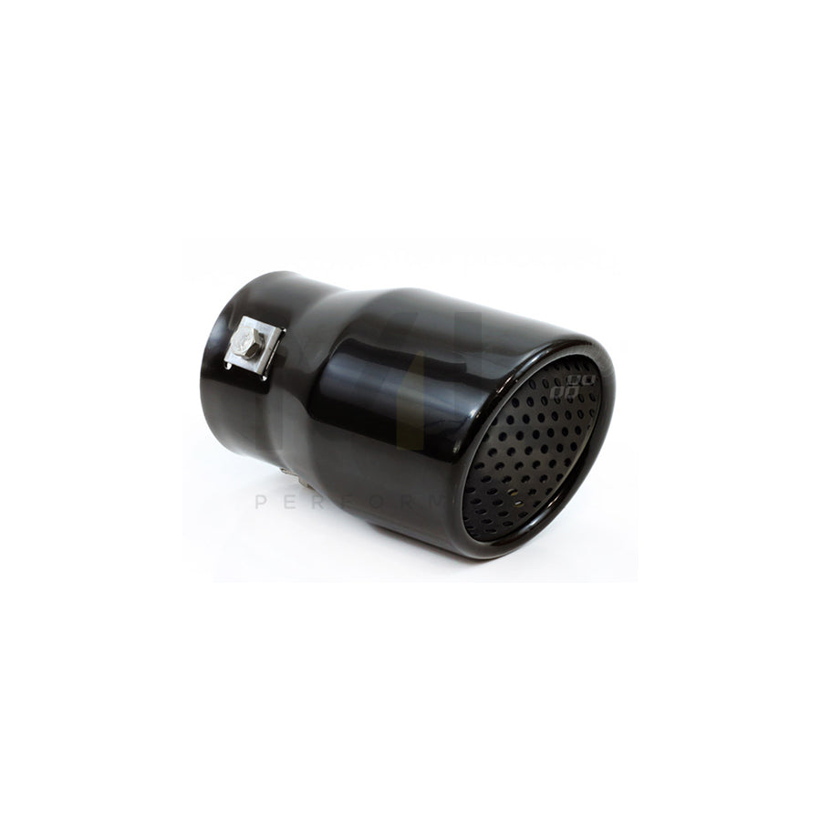 AMiO MT 017B 01317 Exhaust tip 76 mm, Black, Stainless Steel, 130mm, 63mm