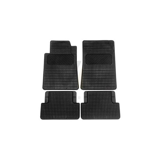 AMiO Tailored, RCM-03 01711 Floor mat set Elastomer, Front and Rear, Quantity: 4, Black