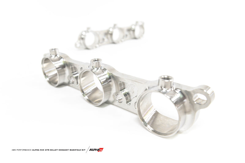 AMS ALP.07.14.0015-1 BILLET EXHAUST MANIFOLD FLANGES NISSAN R35 GT-R