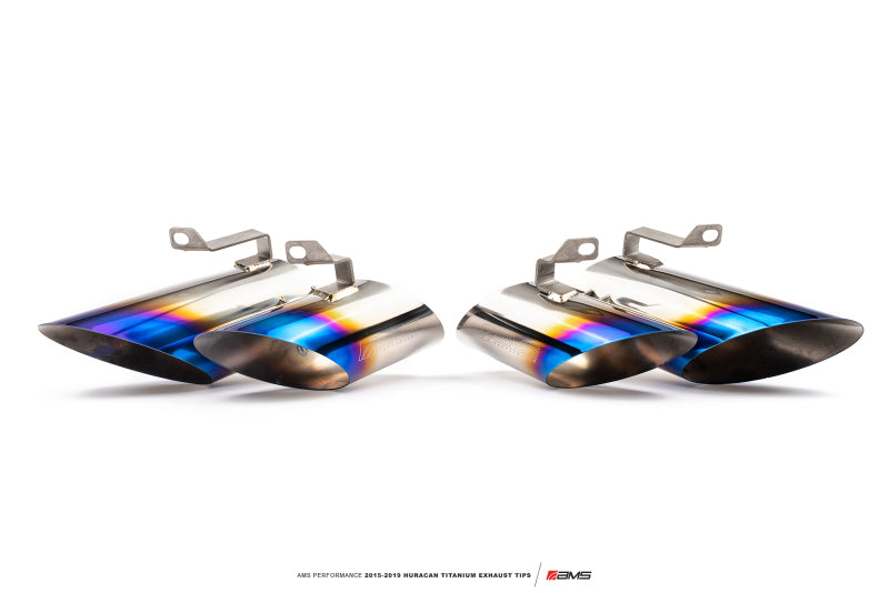 AMS ALP.22.05.0002-1 EXHAUST TIPS TITANIUM FOR LAMBORGHINI HURACAN 2015-2019