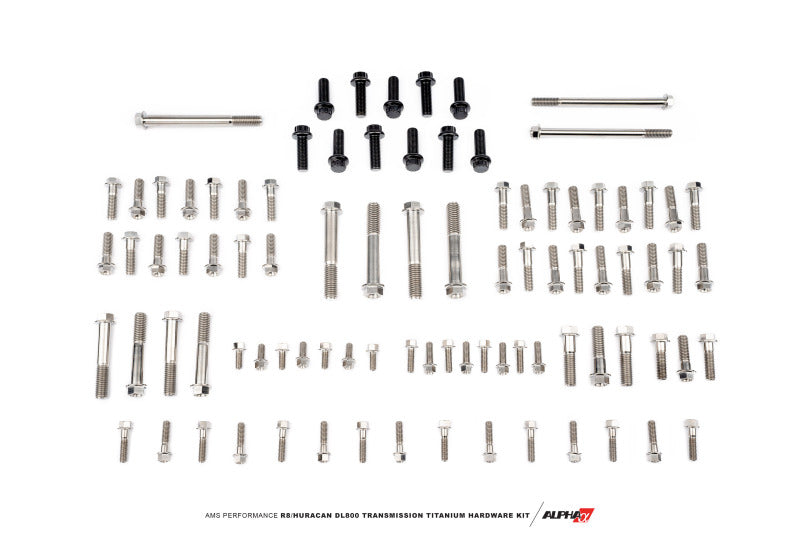 AMS ALP.37.03.0003-1 ALPHA AUDI R8 / LAMBORGHINI HURACAN DL800 TRANSMISSION TITANIUM HARDWARE KIT