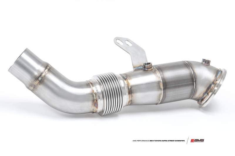 AMS AMS.38.05.0001-2 AMS PERFORMANCE MKV A90 2020+ TOYOTA SUPRA STREET DOWNPIPE W/ EPA-VERIFIED ULTRA HIGH FLOW GESI CATALYTI