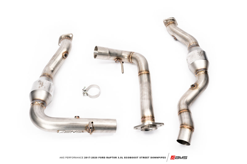 AMS AMS.45.05.0001-2 2017-2020 FORD RAPTOR 3.5L ECOBOOST STREET DOWNPIPES