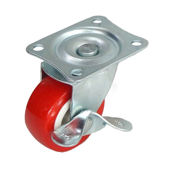 Amtech 4pcs 50mm (2 inch) Swivel Castor Set (140kg Loading Capacity)