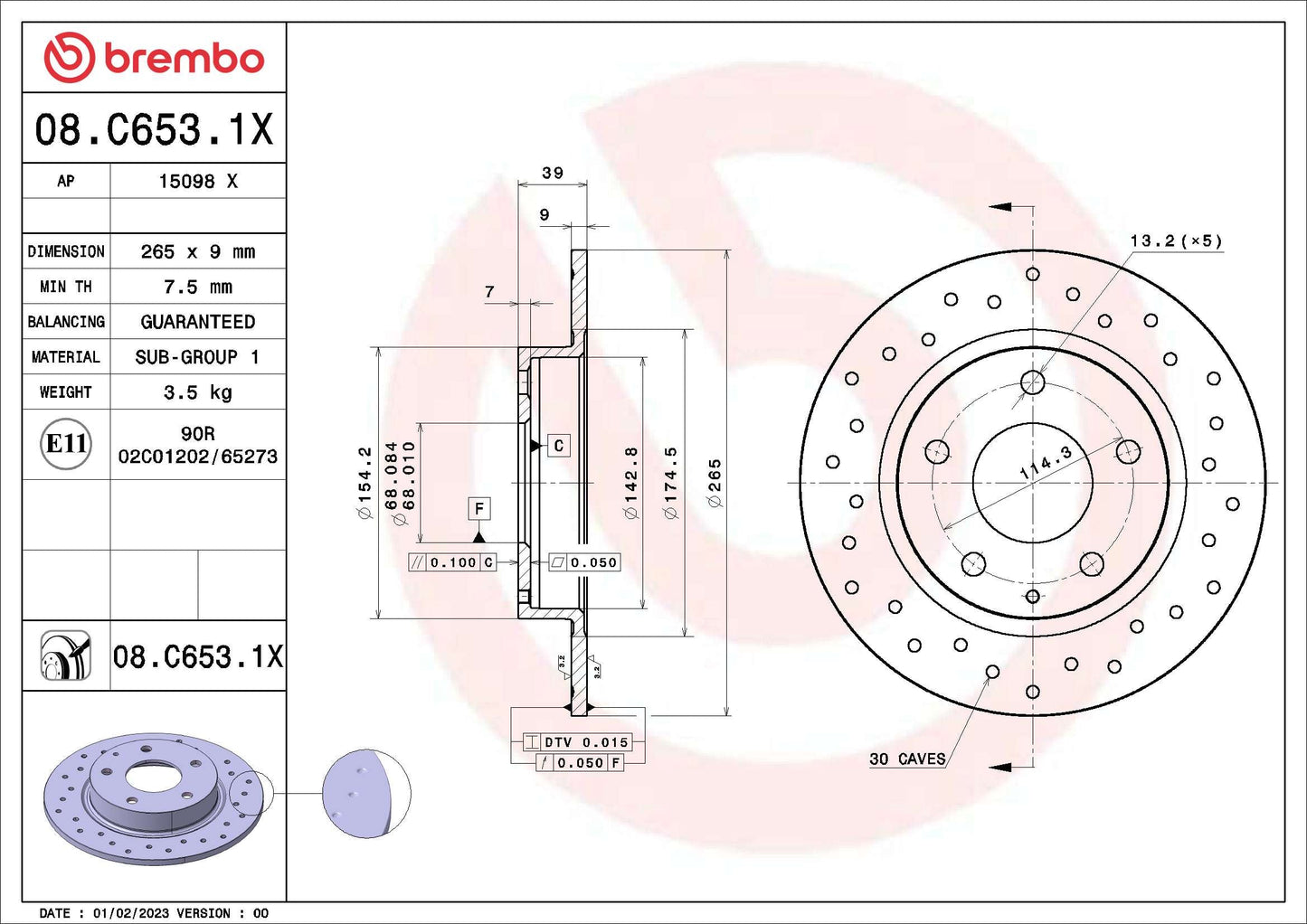BBP 41452BBP Disc Brake Caliper Repair Kit