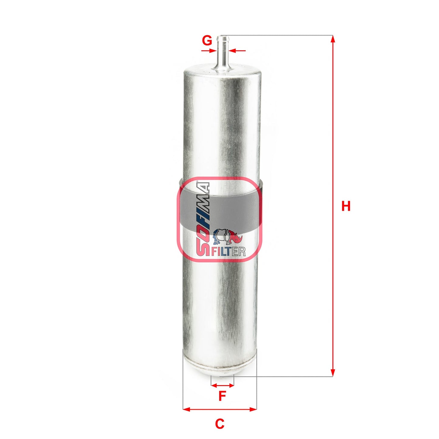 SOFIMA S4857B Fuel Filter