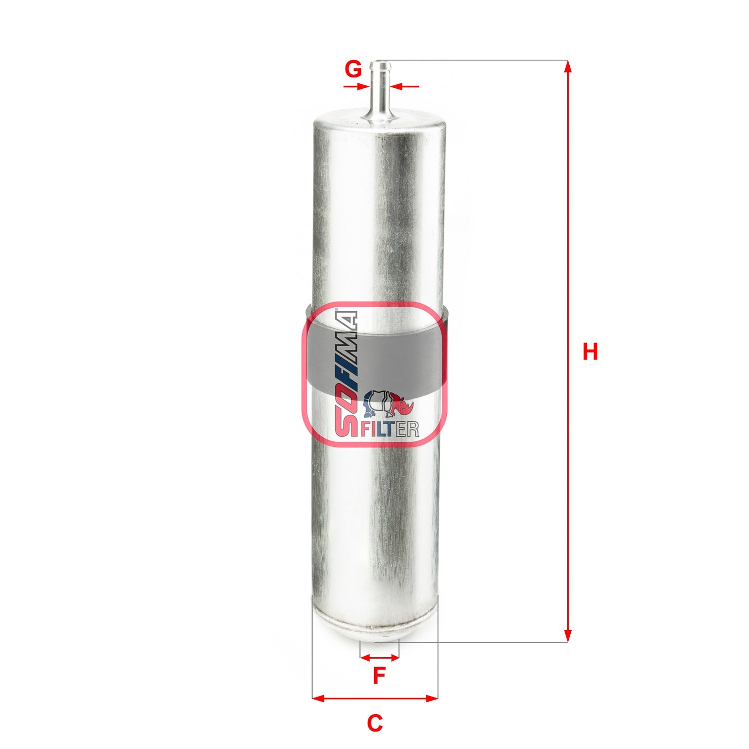 SOFIMA S4857B Fuel Filter