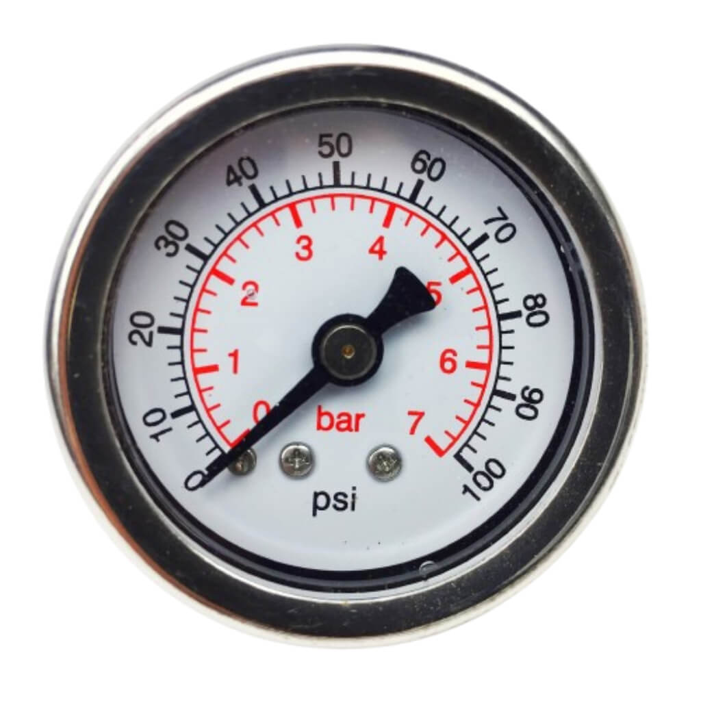 ARD 1-1/2" 0-100 PSI FUEL PRESSURE GAUGE