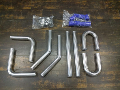 ARD 5592A ALUMINUM PIPES SET + SILICONE +CLAMPS (UNIVERSAL) 2"