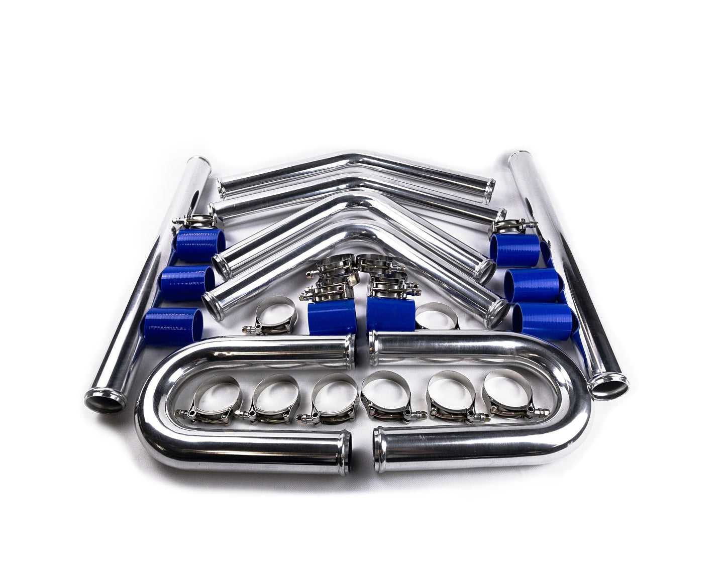 ARD 5592B ALUMINUM PIPES SET + SILICONE +CLAMPS (UNIVERSAL) 2.25"