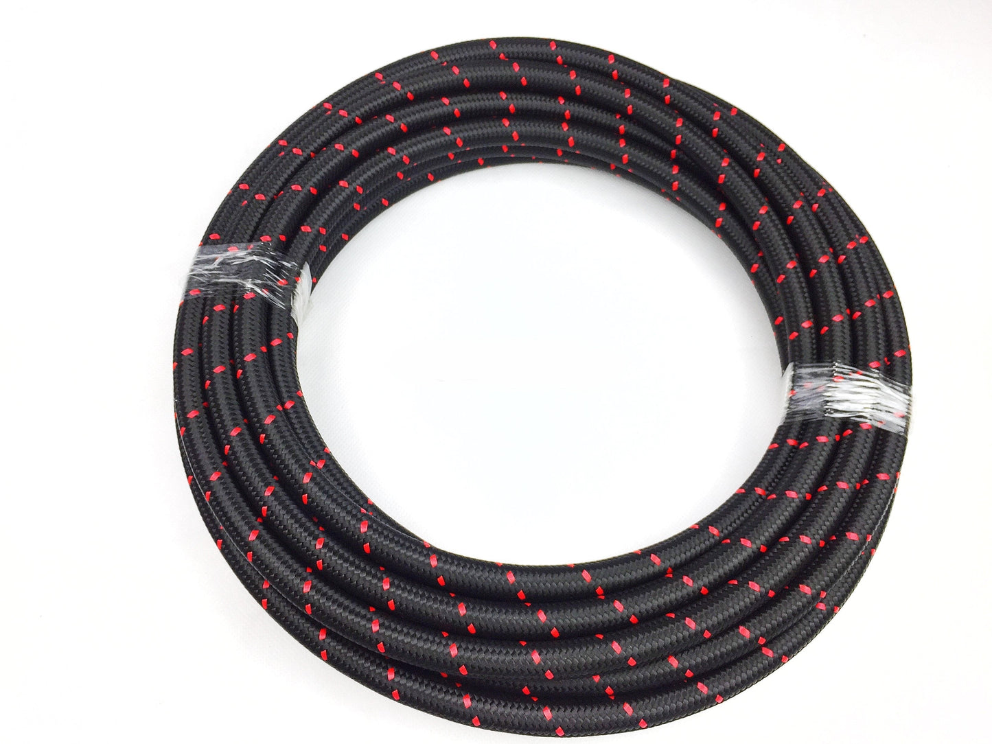 ARD AR0723R-6-M HOSE STAINLESS STEEL AN6 ( BRAIDED NYLON) RED LINE