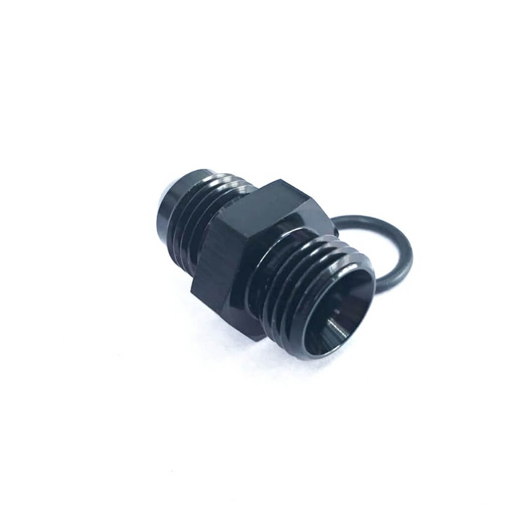 ARD ARAN920-08-06 ADAPTER WITH O-RING AN8-AN6 BLACK