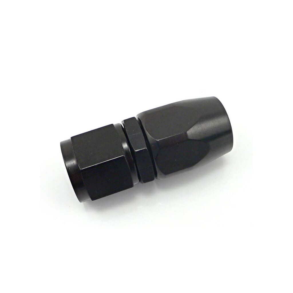 ARD ARE0209-04-BLK FITTING HOSE END STRAIGHT AN4 BLACK