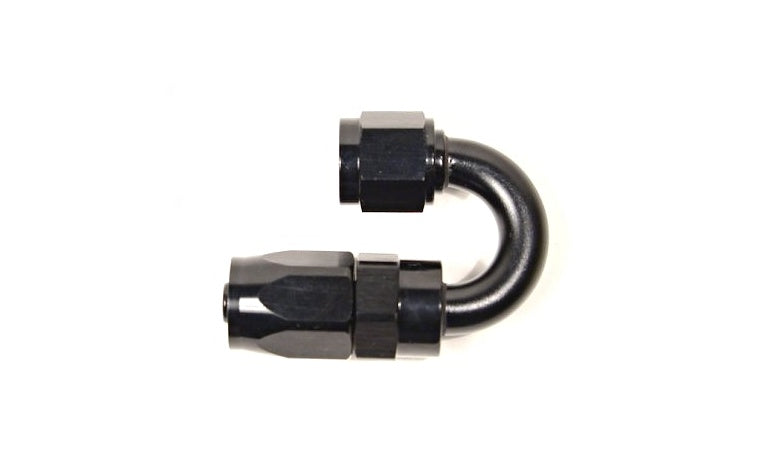 ARD ARE0209-1804-BLK FITTING, HOSE END AN4 180° DEGREE BLACK
