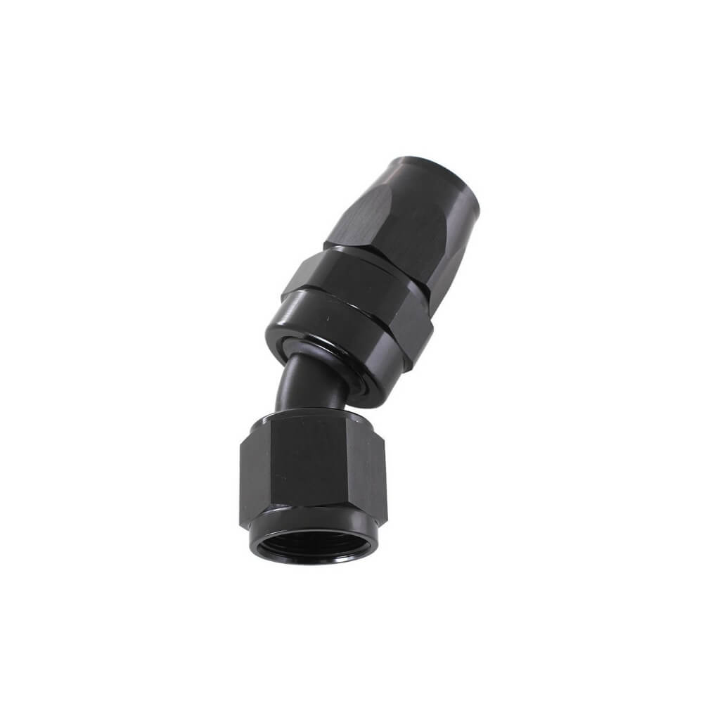 ARD ARE0209-4506-BLK FITTING HOSE END AN6 45 DEGREE BLACK