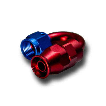 ARD ARTP6001-1806-RED/BLU FITTING PTFE HOSE ENDS AN6 180° DEGREE RED/BLUE
