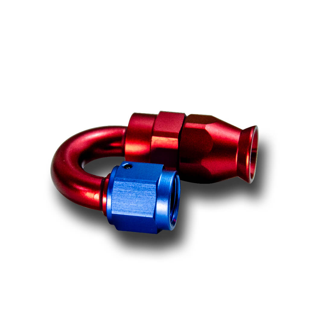 ARD ARTP6001-1806-RED/BLU FITTING PTFE HOSE ENDS AN6 180° DEGREE RED/BLUE