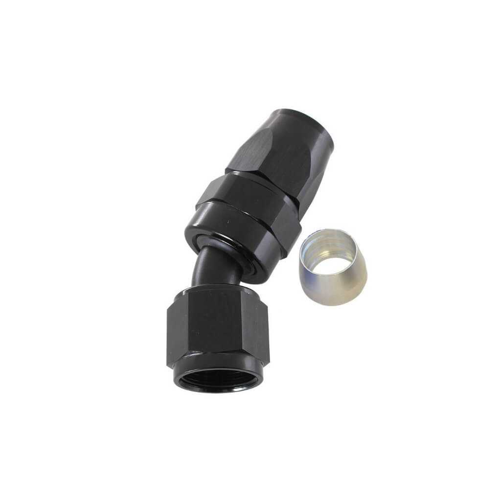 ARD ARTP6001-3006 FITTING PTFE HOSE ENDS AN6 30 DEGREE BLACK