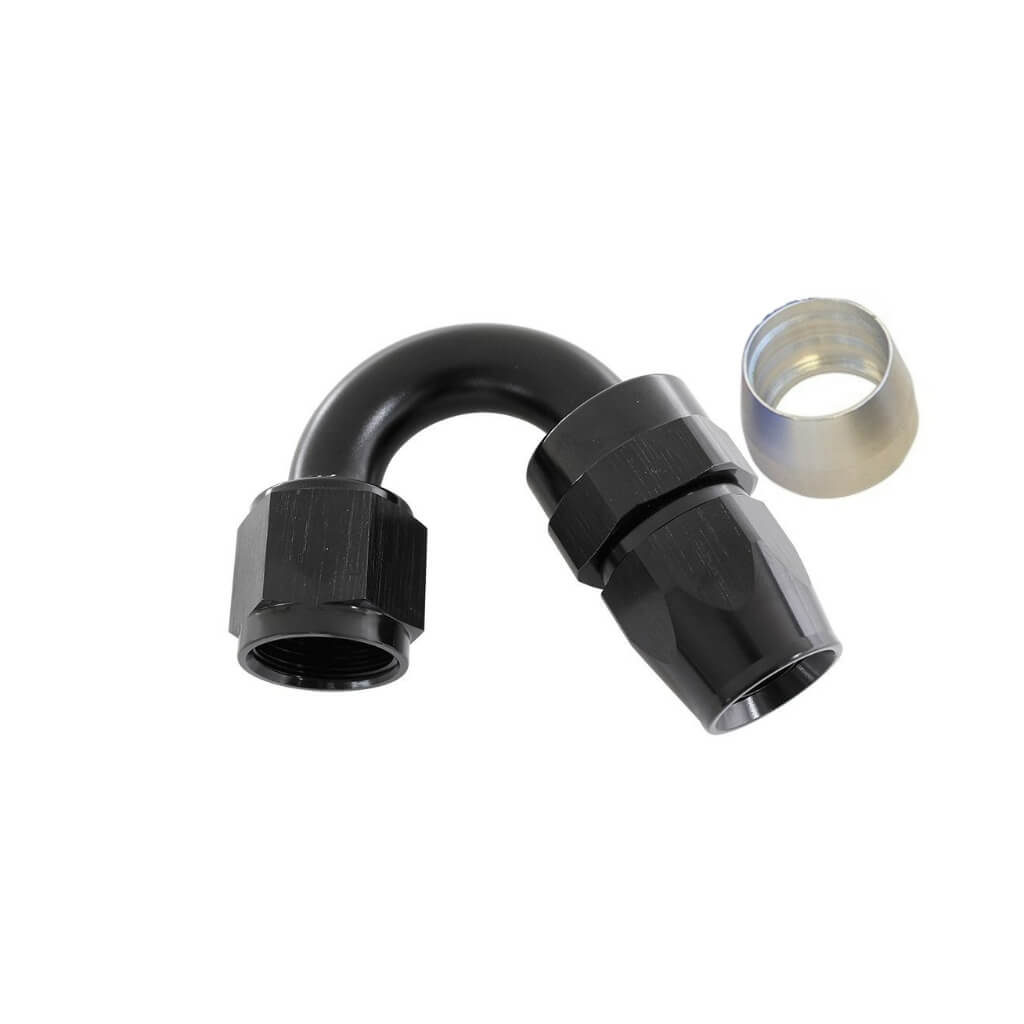 ARD ARTP6001-1508 FITTING PTFE HOSE ENDS AN8 150 DEGREE (BLACK)