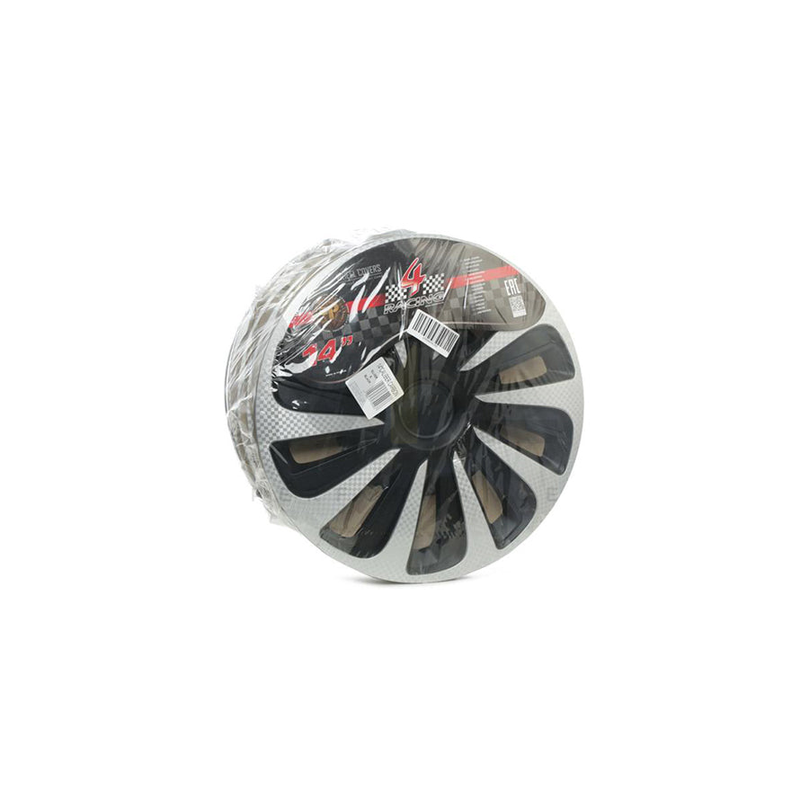 ARGO 14 CALIBER CARBON S&B Wheel trims 14 Inch Black/Silver, Carbon