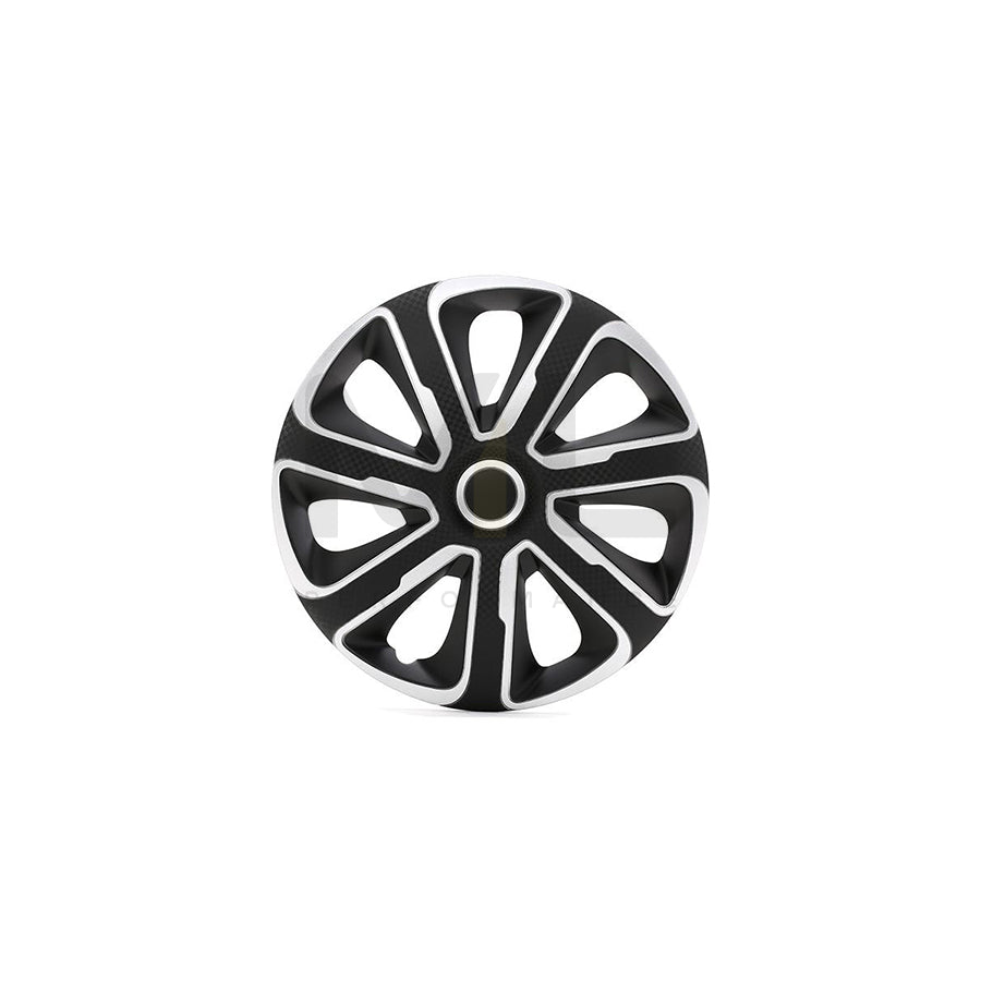 ARGO 14 LIVORNO CARBON S&B Wheel trims 14 Inch Black/Silver, Carbon