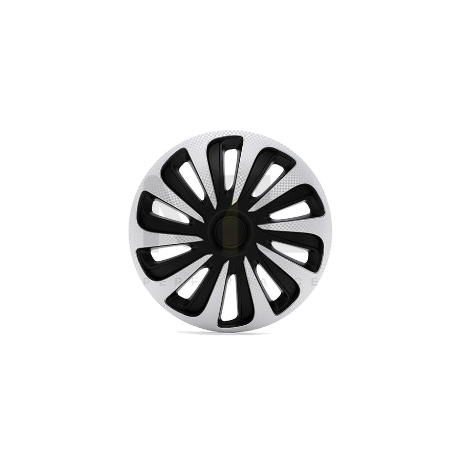 ARGO 15 CALIBER CARBON S&B Wheel trims 15 Inch Black/Silver, Carbon