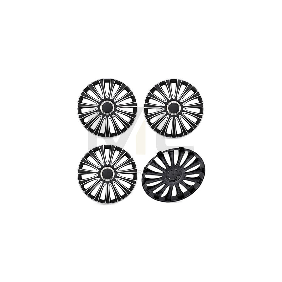 ARGO 16 LE MANS Wheel trims 16 Inch Black/Silver