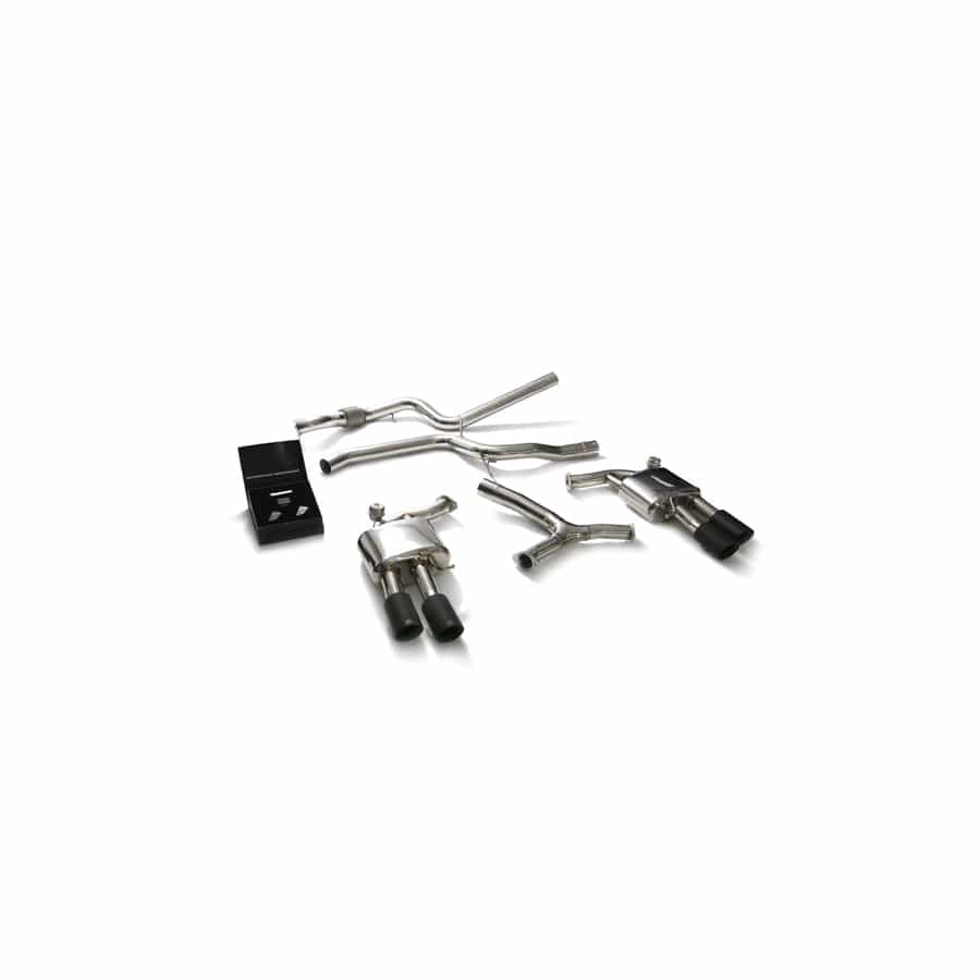 Armytrix AU9C2-QS11M Valvetronic Exhaust System Audi A5 Coupe 2WD B9 2016-2022 with Quad Matte Black 3.5"