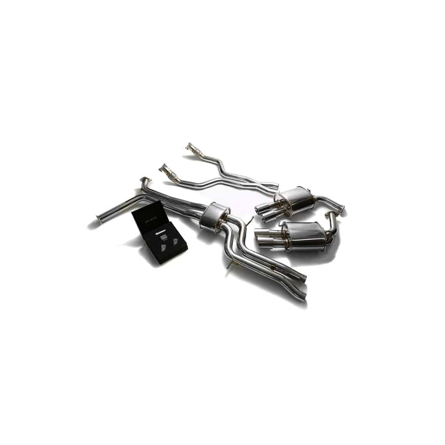 Armytrix AUC7T-QS11C Valvetronic Exhaust System Audi A6 | A7 C7 3.0 TFSI V6 2011-2021 with  Quad Chrome 3.5"