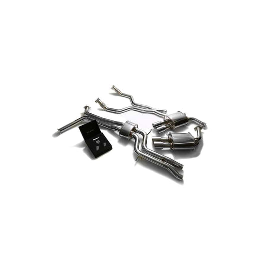 Armytrix AUC7T-QS11C Valvetronic Exhaust System Audi A6 | A7 C7 3.0 TFSI V6 2011-2021 with  Quad Chrome 3.5"