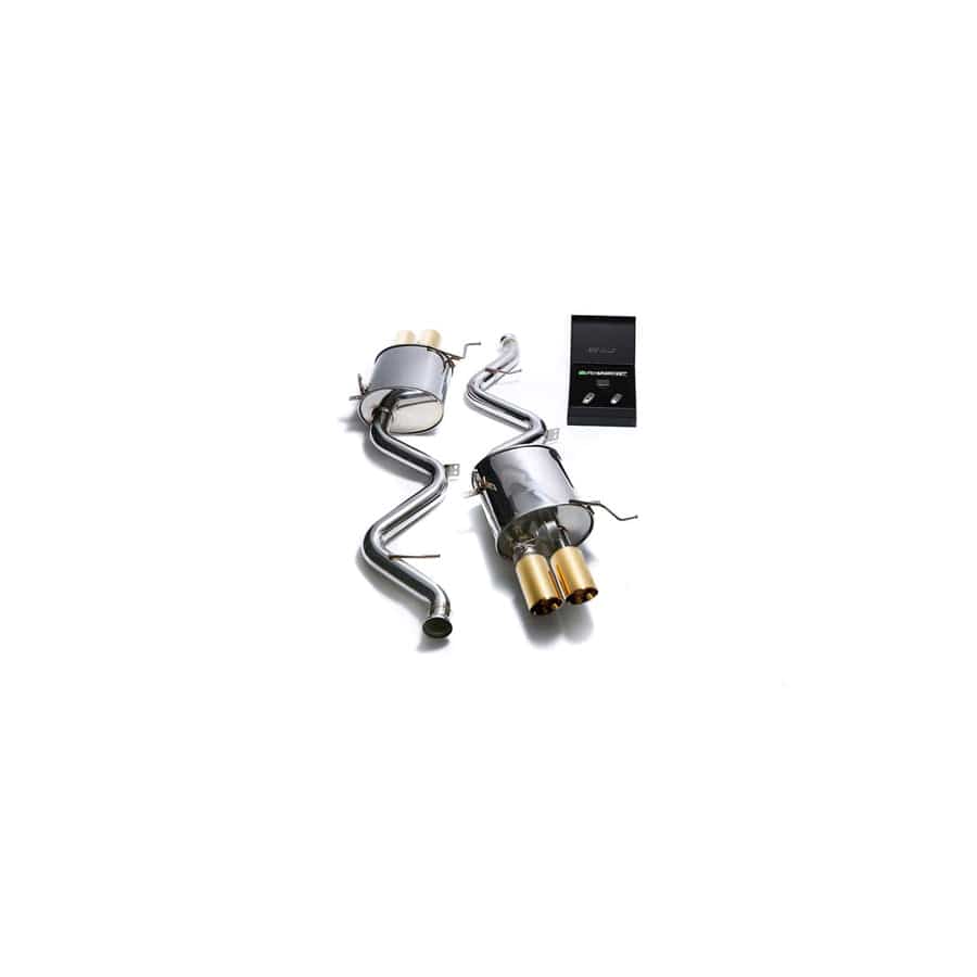 Armytrix BME9M-QS11G Valvetronic Exhaust System BMW M3 E9x 2008-2013 with Quad Gold 3.5"