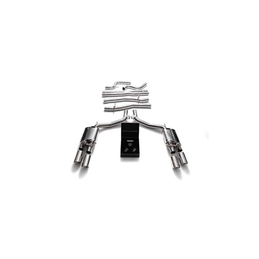 Armytrix MG574-QS38C Valvetronic Exhaust System Maserati Ghibli SQ4 2013-2021 with  Quad Chrome 4"