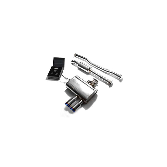 Armytrix MNF53-DS11B Valvetronic Exhaust System Mini Cooper S F56 2014-2020 with Dual Blue Coated 3.5"