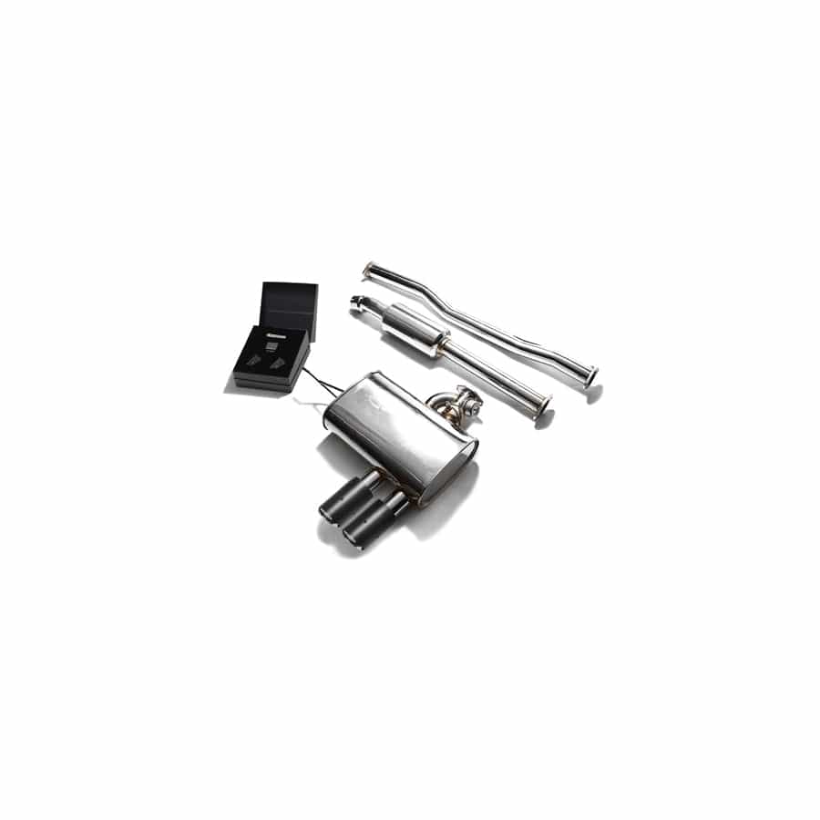Armytrix MNF55-DC11 Valvetronic Exhaust System Mini Cooper S F55 2015-2020 with Dual Carbon Fiber 3.5"