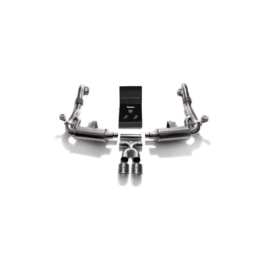 Armytrix P82T1-DC24 Valvetronic Exhaust System Porsche 718 Boxster | Cayman 2017-2022 with Dual Carbon Fiber 3.5"