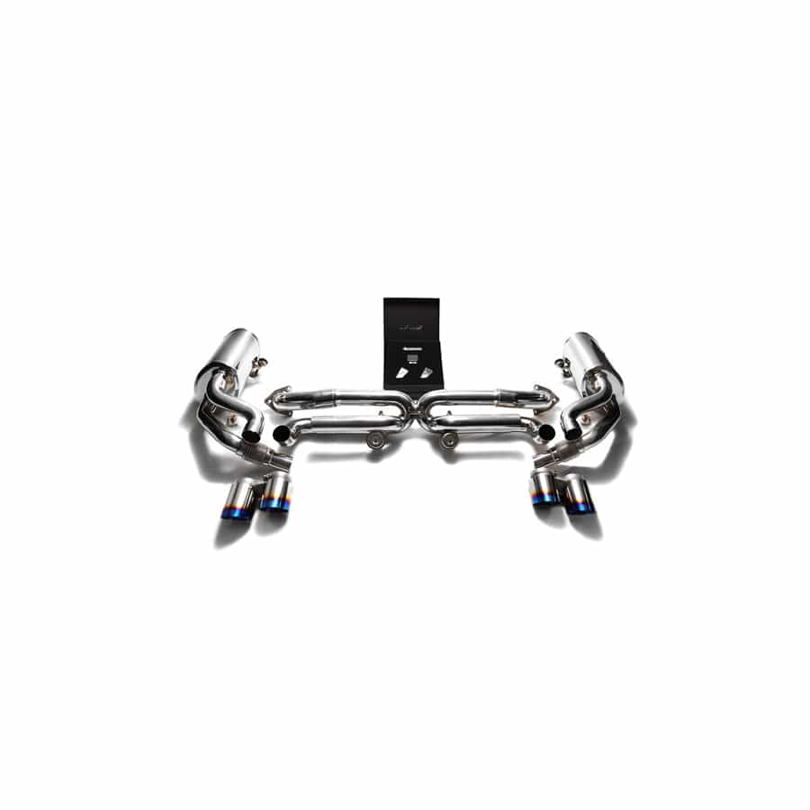 Armytrix P91N1-QS27B Valvetronic Exhaust System Porsche 991 Carrera | S 2012-2016 with Quad Blue Coated 3.5"