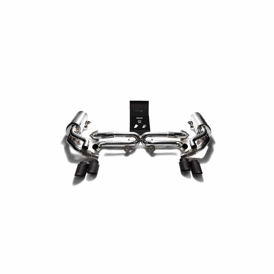 Armytrix P91N1-QS27M Valvetronic Exhaust System Porsche 991 Carrera | S 2012-2016 with Quad Matte Black 3.5"