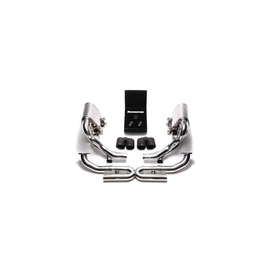 Armytrix P97N2-QS26M Valvetronic Exhaust System Porsche 997.2 Carrera PDK 2009-2011 with Quad Matte Black 3.5"