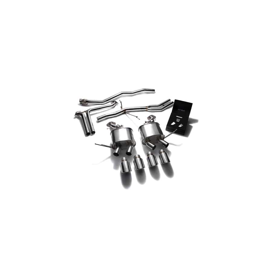 Armytrix PM20T-QS30B Valvetronic Exhaust System Porsche Macan 2.0T 2015-2020 with Quad Blue Coated 4"