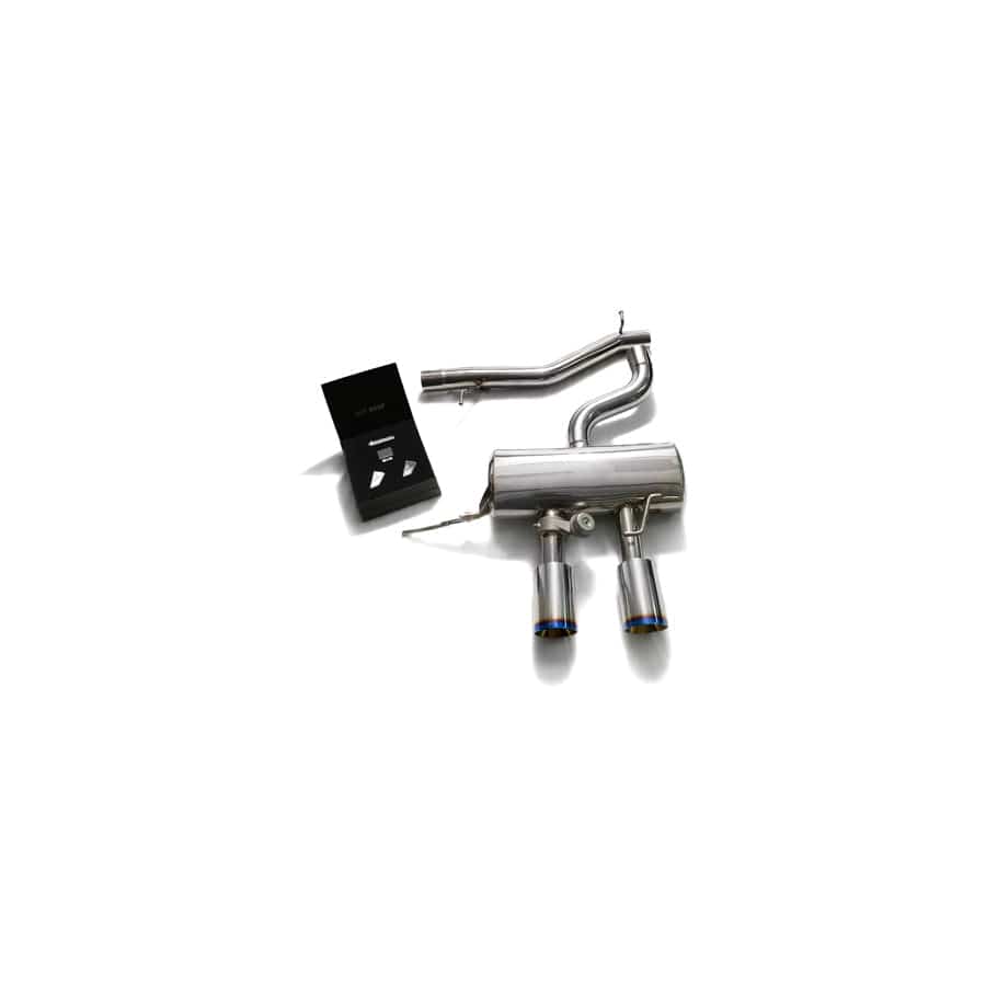Armytrix VWG6R-DS23B Valvetronic Exhaust System Volkswagen Golf R MK6 2010-2014 with Dual Blue Coated 4"