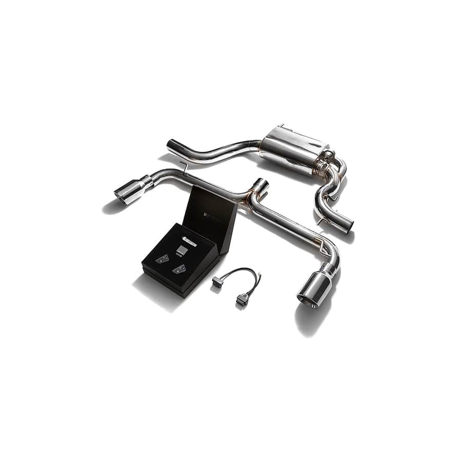 Armytrix VWG6T-DS21C Valvetronic Exhaust System Volkswagen Golf | GTI MK6 2010-2014 with Dual Chrome 4"