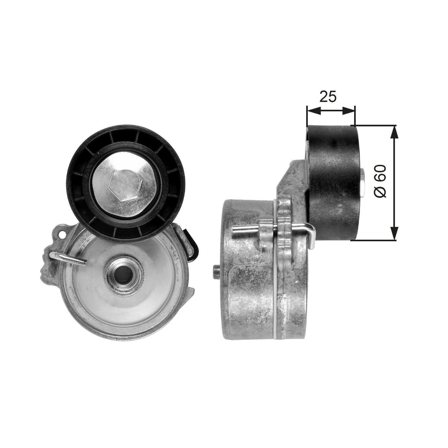 GATES GATT39033 V-Ribbed Belt Tensioner Lever